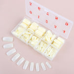 100 Pcs Set Fake Nails - Classic White