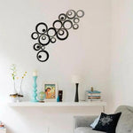 24 Pcs Ring Design MDF Wooden Wall Art